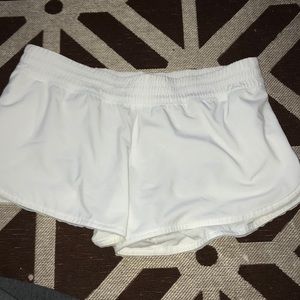 White Lululemon Flowy athletic shorts size 10